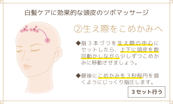 頭皮マッサージの方法