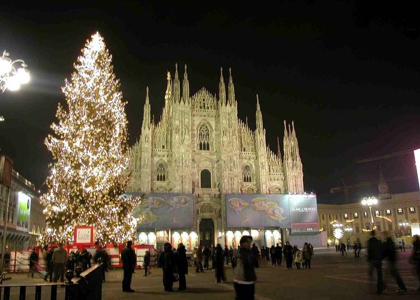 ミラノのクリスマスの様子